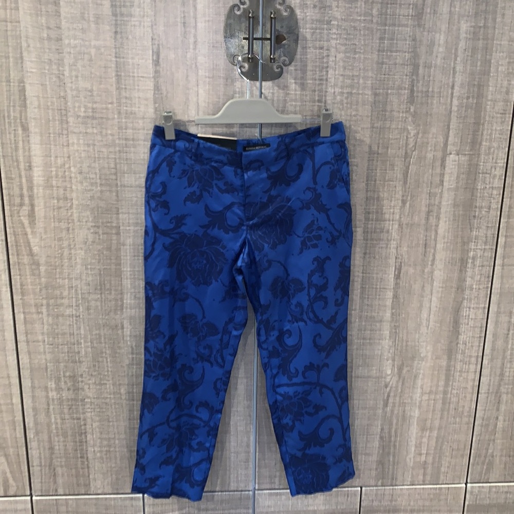 Banana Republic Avery Fit Floral Print Ankle Pants
